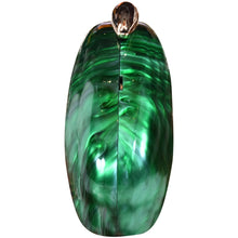 Load image into Gallery viewer, Sassora Marble Print Oval Acrylic Frame Clutch for Women with Detachable Chain Strap