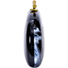 Load image into Gallery viewer, Sassora Marble Print Acrylic Frame Clutch Bag with Detachable Chain Strap