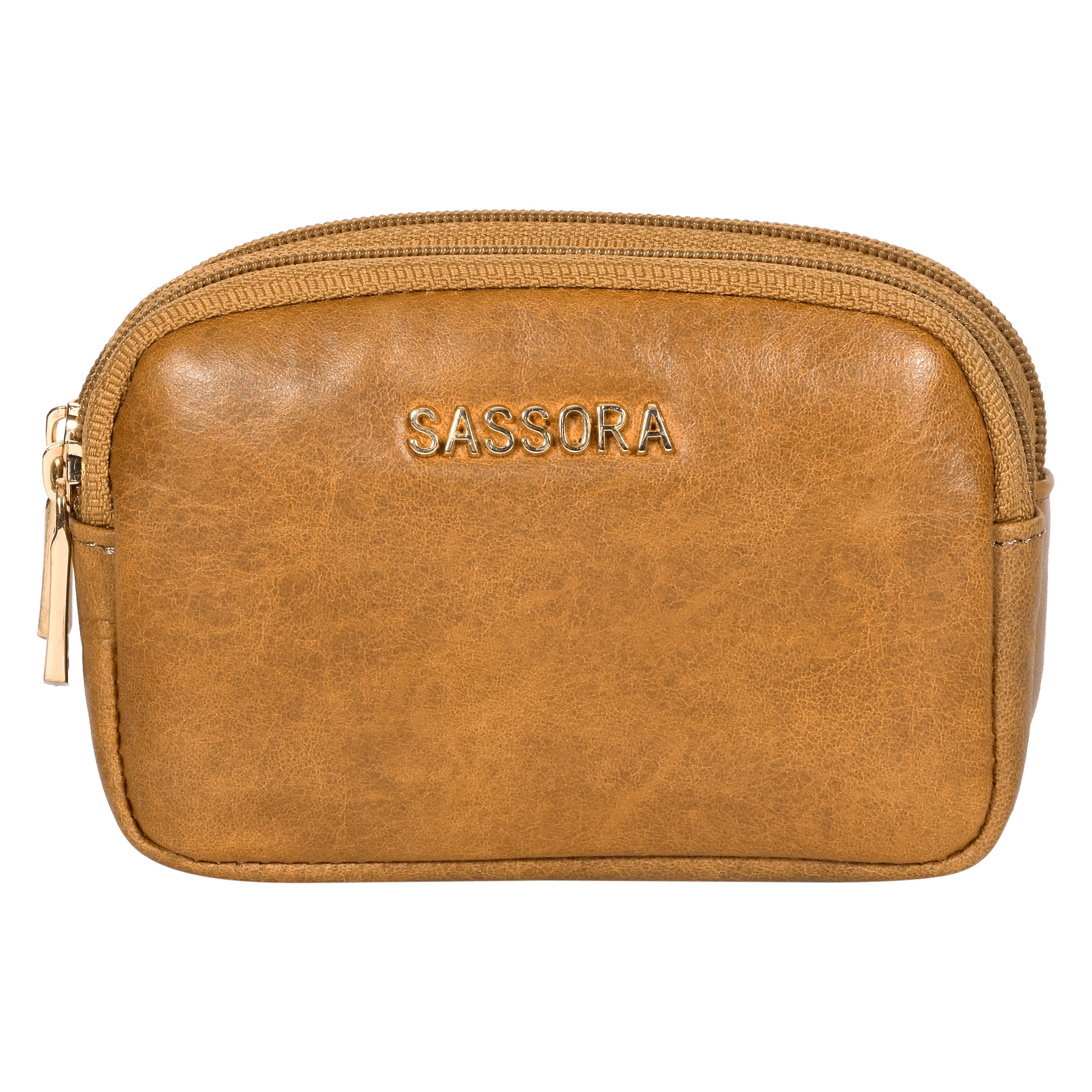 Sassora Genuine Leather Small Coin Pouch for Women