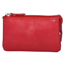 Load image into Gallery viewer, Sassora Premium Leather Women Coin Pouch With Key Chain
