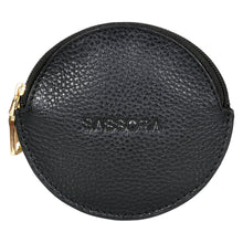 Load image into Gallery viewer, Sassora Premium Leather Slim Small jewellery Pouch
