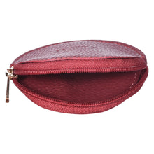 Load image into Gallery viewer, Sassora Celest Women’s Genuine Leather Coin Pouch with Zipper Closure