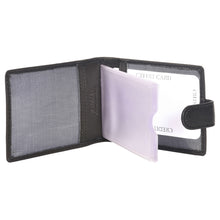 Load image into Gallery viewer, Sassora Casual, Formal Black Genuine Leather RFID Business Card Holder
