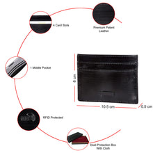 Load image into Gallery viewer, Sassora Premium Leather RFID Ultra Slim Unisex Pocket Card Holder
