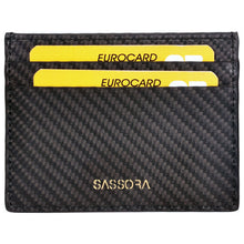 Load image into Gallery viewer, Sassora Genuine Premium Leather Unisex Small RFID Card Holder
