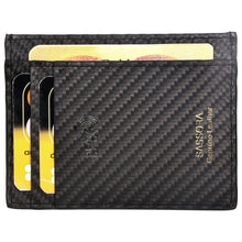 Load image into Gallery viewer, Sassora Genuine Premium Leather Unisex Small RFID Card Holder
