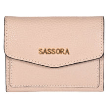 Load image into Gallery viewer, Sassora Genuine Leather Purple Card Holder For Girls
