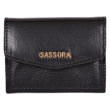 Load image into Gallery viewer, Sassora Genuine Leather Purple Card Holder For Girls
