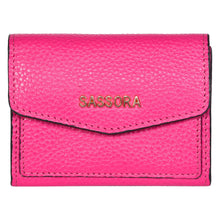 Load image into Gallery viewer, Sassora Genuine Leather Purple Card Holder For Girls
