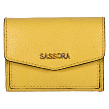 Load image into Gallery viewer, Sassora Genuine Leather Purple Card Holder For Girls
