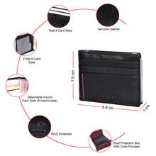 Load image into Gallery viewer, Sassora premium leather Bi Fold RFID Card Holder
