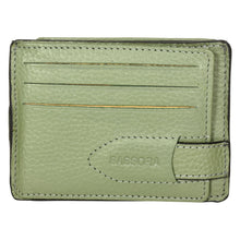 Load image into Gallery viewer, Sassora Genuine Leather RFID Card Holder Wallet for Men &amp; Women | 9 Card Slots, Flap Closure | Slim Wallet