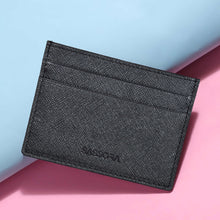 Load image into Gallery viewer, Sassora 100% Premium Leather Unisex Small Slim RFID Card Holder
