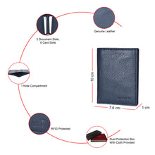 Load image into Gallery viewer, Sassora Premium Leather RFID Card Holder Wallet for Men's