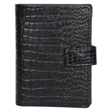 Load image into Gallery viewer, Sassora Premium Leather Unisex Snap Closure RFID Card Wallet
