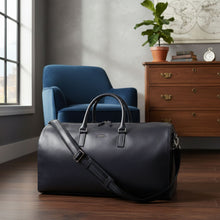 Load image into Gallery viewer, Sassora Premium Leather Unisex Large Duffle Bag For Travel