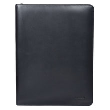 Load image into Gallery viewer, Sassora Premium Genuine Leather File Folder Organizer – Unisex Travel Document Holder with Ring Binder &amp; Exam Clip

