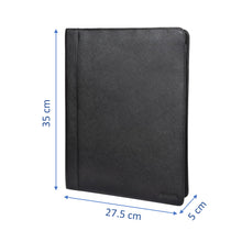 Load image into Gallery viewer, Sassora Premium Leather Meeting File Folder Travel Organizer
