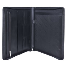 Load image into Gallery viewer, Sassora Premium Genuine Leather File Folder – A4 Size Unisex Office &amp; Travel Organizer
