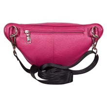 Load image into Gallery viewer, Sassora Premium Leather Women Medium Fanny pack Beltbag
