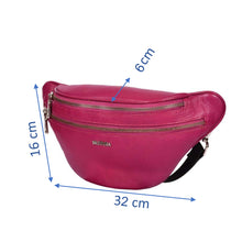 Load image into Gallery viewer, Sassora Premium Leather Women Medium Fanny pack Beltbag
