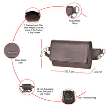 Load image into Gallery viewer, Sassora Premium Leather Stylish Small Trendy Women Fanny Pack
