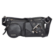 Load image into Gallery viewer, Sassora Premium Leather Trendy Crossbody Fanny Pack
