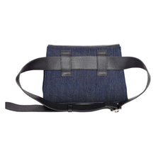 Load image into Gallery viewer, Sassora Leather &amp; Denim Material Unisex Waist Pouch
