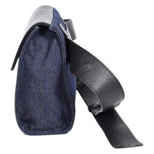 Load image into Gallery viewer, Sassora Leather &amp; Denim Material Unisex Waist Pouch
