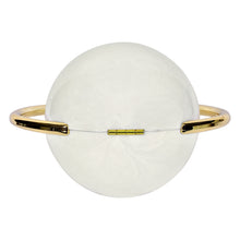 Load image into Gallery viewer, Sassora Women Spherical Acrylic Globe Handbag with Circular Gold Ring Handle