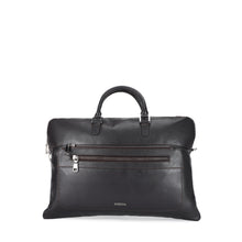 Load image into Gallery viewer, Sassora Genuine Soft Leather Unisex Black Hand Messenger Bag
