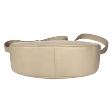 Load image into Gallery viewer, Sassora Premium Leather Hobo Bag – Moon Shape, Gold Fittings, Adjustable Strap
