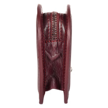 Load image into Gallery viewer, Sassora Premium Genuine Leather Heart-Shaped Key Case Pouch with Dog Hook &amp; Key Ring