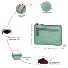 Load image into Gallery viewer, Sassora Premium Genuine Leather Unisex Key Pouch