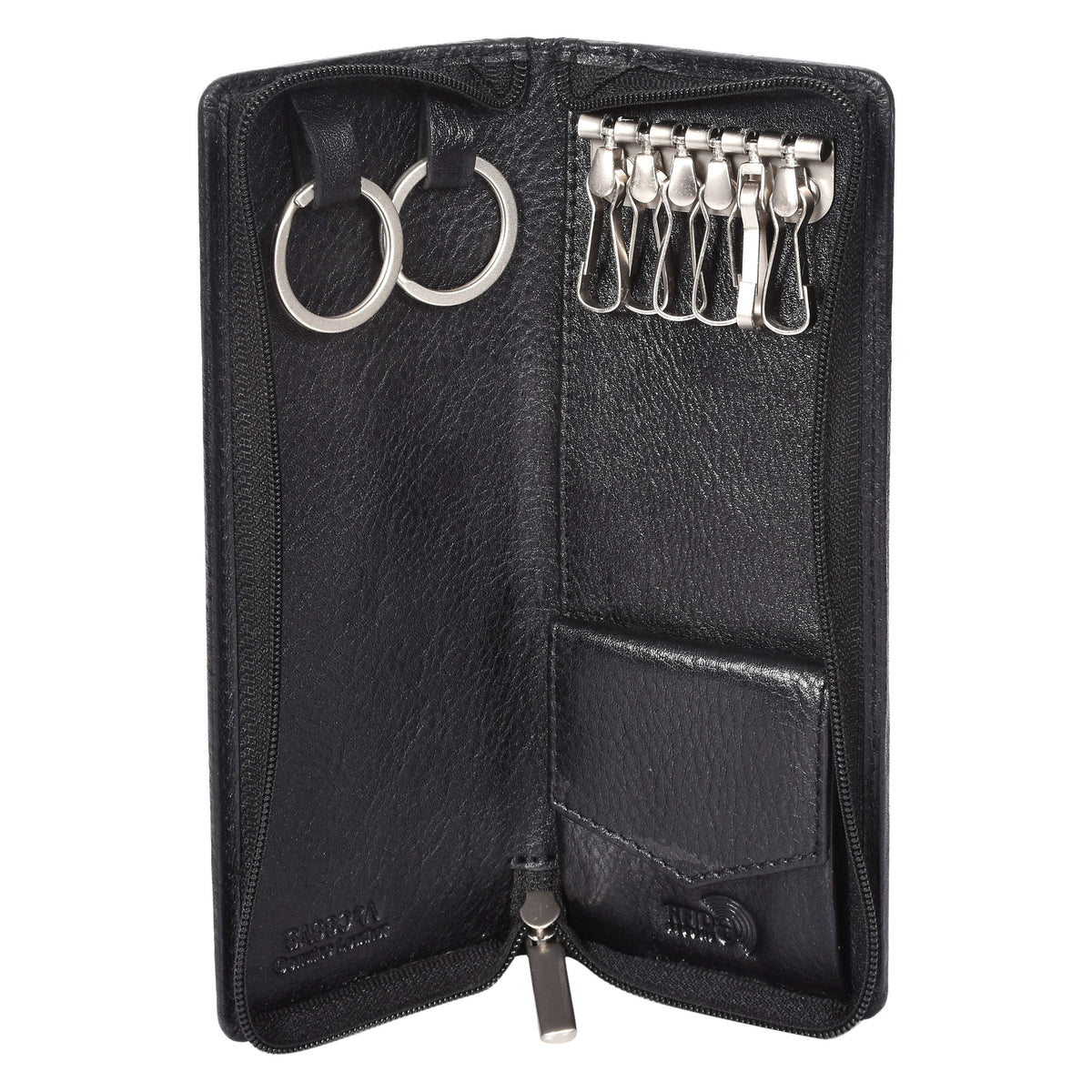 Sassora Premium Leather Unisex Long Multi Key Chain Pouch