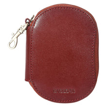 Load image into Gallery viewer, Sassora Premium Leather Unisex Oval Shape Multi Key Pouch
