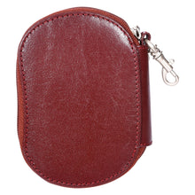 Load image into Gallery viewer, Sassora Premium Leather Unisex Oval Shape Multi Key Pouch
