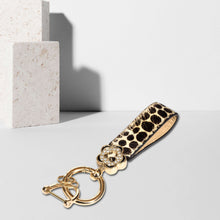 Load image into Gallery viewer, Sassora Luxury Key Chain – Genuine Hairon Leather
