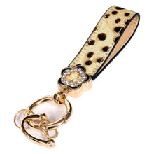 Load image into Gallery viewer, Sassora Luxury Key Chain – Genuine Hairon Leather
