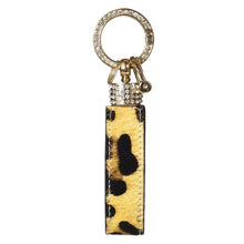Load image into Gallery viewer, Sassora Genuine Leather Hair-On Printed Design Key Ring - Pack Of 1