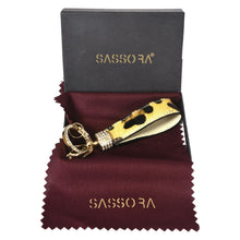 Load image into Gallery viewer, Sassora Genuine Leather Hair-On Printed Design Key Ring - Pack Of 1