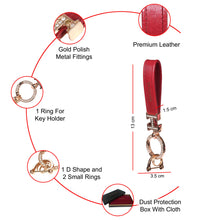 Load image into Gallery viewer, Sassora Premium Genuine Leather Unisex Key Ring
