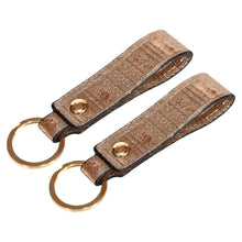 Load image into Gallery viewer, Sassora Premium Leather Key Chain Anniversary Gift, Birthday Gift For All - Pack Of 2
