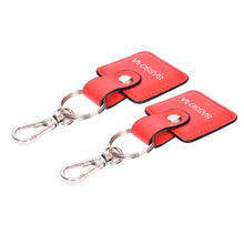 Load image into Gallery viewer, Sassora Premium Leather Squire Shape Key Holder Gift Set - Pack Of 2
