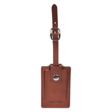 Load image into Gallery viewer, Sassora Genuine Leather Luggage Tag – Premium Travel Accessory
