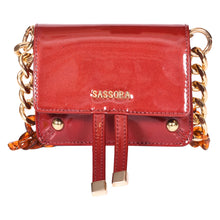 Load image into Gallery viewer, Sassora Patent Leather Girl Mini Sling Bag
