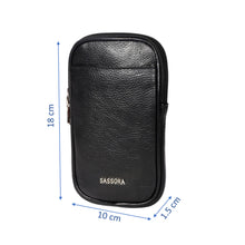 Load image into Gallery viewer, Sassora Pure Leather I Phone 12 Compatible Sling Bag
