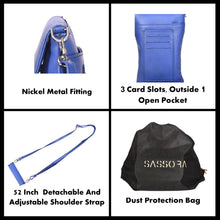 Load image into Gallery viewer, Sassora Premium Leather Ladies Mobile Sling Bag
