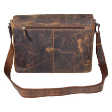 Load image into Gallery viewer, Sassora Premium Leather 16.5" Laptop Messenger Bag For Men's