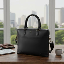 Load image into Gallery viewer, SASSORA Genuine Leather 16-Inch Fit Laptop Messenger Bag